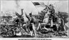 Cartoon: Taylor, 1848. /Namerican Cartoon Commenting On The Conduct Of General Zachary Taylor (Then A U.S. Presidential Candidate) And His Troops During The Seminole Indian War In Florida Ten Years Before. Cartoon, 1848. Poster Print by Granger Colle