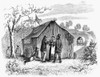 Australia: Gold Rush, 1852. /Na 'Sly-Grog Shop,' Or Unlicensed Liquor Store, In The Goldfields Of Victoria, Australia, During The Gold Rush Of The Early 1850S. Contemporary English Wood Engraving. Poster Print by Granger Collection - Item # VARGRC011