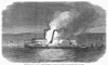 Steamboat Burning, 1863. /Nthe Burning Of The Riverboat 'Isaac Newton' On Her Way Up The Hudson River From New York To Albany, December 1863. Wood Engraving From A Contemporary English Newspaper. Poster Print by Granger Collection - Item # VARGRC0099