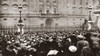 World War I: Celebration. /Ncrowd In Front Of Buckingham Palace Celebrating The Signing Of The Armistice And Cheering King George V Who Appeared On The Balcony In London, England. Photograph, November 11, 1918. Poster Print by Granger Collection - It