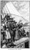 William Penn (1644-1718). /Nfounder Of Colony Of Pennsylvania. Penn And His Company Of Colonists Sailing For The New World From England Aboard The 'Welcome,' August 1682. Wood Engraving, 1882, After Howard Pyle. Poster Print by Granger Collection - I