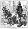 George Washington /N(1732-1799). 1St President Of The United States. Washington (Seated) With The Marquis De Lafayette During The American Revolutionary War, C1778. Wood Engraving, American, 1887. Poster Print by Granger Collection - Item # VARGRC009