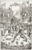 King Artus, Or Arthur, Protected By The Virgin, Fighting A Giant. After A Woodcut In Chroniques De Bretagne, By Alain Bouchard, Published 1514. From Military And Religious Life In The Middle Ages By Paul Lacroix Published London Circa 1880. PosterPri