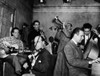 Jam Session, 1947. /Njam Session At A Hollywood Studio: Les Paul, Guitar; Joe Venuti, Violin, Wingy Manone, Trumpet; Candy Candido, Bass; Jess Stacy, Piano; Jerry Wald, Clarinet; Abe Lyman, Drums. Photographed In March 1947. Poster Print by Granger C