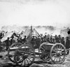 Civil War: Howitzer Gun. /Na Twelve-Pound Howitzer Gun Captured By Major Daniel Butterfield'S Brigade Near Hanover Court House, Virginia, 27 May 1862, During The Peninsular Campaign Of The Army Of The Potomac Under General George Mcclellan. Poster Pr