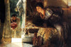 Welcome Footsteps.  High quality vintage art reproduction by Buyenlarge.  One of many rare and wonderful images brought forward in time.  I hope they bring you pleasure each and every time you look at them. Poster Print by Sir Lawrence Alma-Tadema -