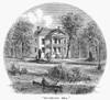 New York: Mansion, 1760. /Nrichmond Hill, Built 1760 At The Corner Of Varick And Charlton Streets, For Some Time General George Washington'S Headquarters, Later The Country Home Of Aaron Burr. Wood Engraving, 1876. Poster Print by Granger Collection