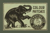 Thousands of companies manufactured matches worldwide and used a variety of fancy labels to make their brand stand out.  The match boxes had unusual topics but some were much prettier than others. Features a large bull elephant. Poster Print by unkno