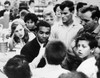 Washington D.C.: Sit-In, 1960. /Ndion Diamond, A Civil Rights Activist And Student At Howard University In Washington, D.C., Is Surrounded By White Youths During A Sit-In Demonstration At A Drug Store In Arlington, Virginia, 9 June 1960. Poster Print