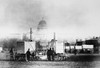 Civil War: Gas Generators. /Nunion Soldiers In Washington, D.C., 1863, With Balloon Gas Generators Used By Thaddeus S.C. Lowe'S Army Aeronautic Corps When Surveying Confederate Troop Movements Across The Potomac River. Poster Print by Granger Collect