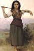 The Shepherdess.  High quality vintage art reproduction by Buyenlarge.  One of many rare and wonderful images brought forward in time.  I hope they bring you pleasure each and every time you look at them. Poster Print by William Bouguereau - Item # V
