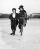 Ice Skaters, C1920. /Ntwo Young Women Ice Skating On A Lake: Miss Betty Baker, Daughter Of The Secretary Of War And Miss Annie Kittleson Skating On The Tidal Basin, Washington D.C. Photograph, C1920. Poster Print by Granger Collection - Item # VARGRC
