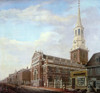 Philadelphia: Street, 1811. /N'North Second Street And Its Associations,' With A View Of Christ Church, Built Between 1727 And 1754, In Philadelphia, Pennsylvania. Oil On Canvas By William Stickland, 1811. Poster Print by Granger Collection - Item #
