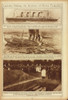 Lusitania Sinking The Greatest Of Ocean Tragedies. Top The Lusitania. Center Lusitania Sinking. Bottom Funeral And Mass Grave For Lusitania Victims In Ireland. Rotogravure Etchings From 'The War Of The Nations' Published By The New - Item # VAREVCHIS