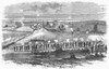 Civil War: Vicksburg, 1863. /Nview Of The Union Line During The Siege Of Vicksburg, May To July 1863, With Vicksburg And The Mississipppi River In The Background. Wood Engraving From A Contemporary German Edition Of An American Newspaper. Poster Prin
