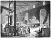 Soho Engineering Works. /Nsoho Engineering Works At Birmingham, England, Where James Watt (1736-1819) And His Partner, Matthew Boulton (1728-1809), Manufactured Steam Engines From 1775 To 1800. French Engraving, 19Th Century. Poster Print by Granger