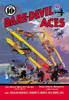 Great October 1939 pulp magazine cover showing biplanes in aerial combat.  The covers to Dare-Devil Aces magazines were rarely specific to a particular story appearing inside.  Art by Frederick Blakeslee. Poster Print by Frederick Blakeslee - Item #