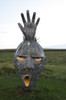 Located just off Interstate 90 in the South Dakota Drift Prairie, about 25 miles west of Sioux Falls. Many of the sculptures, in the style of industrial art, were made with scrap metal, old farm equipment, or railroad tie plates. Poster Print - Item