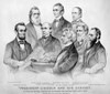 Emancipation Proclamation, 1862. President Lincoln And His Cabinet In Council, 22 September 1862. Adopting The Emancipation Proclamation, Issued 1 January 1863. Lithograph By Currier & Ives, 1876. Poster Print by Granger Collection - Item # VARGRC002