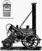 Locomotive: Rocket, 1829. /Ngeorge Stephenson'S 'Rocket,' The Winner Of The Liverpool And Manchester Railway'S Competiton Of 1829. The Insert Shows A Cross Section Of The Boiler. Wood Engraving, German, 19Th Century. Poster Print by Granger Collectio