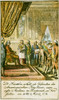 Franklin At Versailles. /Nbenjamin Franklin, Silas Deane, And Arthur Lee Of The American Trade Commission At The Court Of King Louis Xvi Of France, 1778: Contemporary German Engraving By Daniel Chodowiecki (1726-1801). Poster Print by Granger Collect