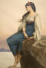 Graziella.  High quality vintage art reproduction by Buyenlarge.  One of many rare and wonderful images brought forward in time.  I hope they bring you pleasure each and every time you look at them. Poster Print by Jules Joseph Lefebvre - Item # VARB