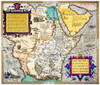 African Map, 1595. /Nmap Of The Kingdom Of The Legendary Prester John Encompassing North East Africa, The Arabian Peninsula And Persia From The 1595 Edition Of Abraham Ortelius' Atlas 'Theatrum Orbis Terrarum.' Poster Print by Granger Collection - It