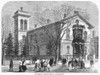 Peabody Institute Library. /Nthe Peabody Institute Library, Founded In 1852 By George Peabody, In Peabody, Massachusetts. Wood Engraving, English, 1870, At The Time Of The Death Of The Founder. Poster Print by Granger Collection - Item # VARGRC008946