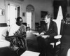 John F. Kennedy (1917-1963). /N35Th President Of The United States. Meeting With Ghanaian Ambassador Miguel Augustus Ribeiro In The Oval Office Of The White House, Washington, D.C., 25 April 1963. Poster Print by Granger Collection - Item # VARGRC016