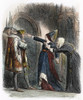 Shakespeare: Richard Iii. /Nking Richard Iii Confronted By Queen Elizabeth About The Disappearance Of Her Sons (Act Iv, Scene 4). Engraving After Sir John Gilbert From An English Edition Of William Shakespeare'S 'Richard Iii,' 1881. Poster Print by G