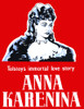 Anna Karenina is a novel by the Russian writer Leo Tolstoy, published in serial installments from 1873 to 1877 in the periodical The Russian Messenger.  The novel's first complete appearance was in book form in 1878. Poster Print by unknown - Item #