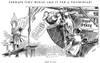 World War I: Cartoon, 1916. /N'Perhaps They Would Like It For A Figurehead?' Anti-Pacifist Cartoon Commenting On American Neutrality During World War I, April 1916, By Luther D. Bradley For The Chicago Daily News. Poster Print by Granger Collection -