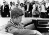 President John Kennedy Overcome With Worry About The Health Of His Newborn Son Patrick Bouvier Kennedy. He Sits In His Limousine After Visiting His Wife Jacqueline At Otis Air Force Hospital. The Baby Died The Next Day. Aug. 8 History - Item # VAREVC