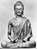 Buddha (563?-?482 B.C.). /Nindian Philosopher, Founder Of Buddhism. Chinese Dry Lacquer Figure Of Seated Buddha. Probably Late 6Th Century And Said To Be From The Tai Fu Szu Temple, Hopei Province. Height: 38 Inches. Poster Print by Granger Collectio