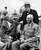 Quebec Conference, 1944. /Nallied Leaders Of World War Ii At The Second Quebec Conference, September 1944. From Left: President Franklin D. Roosevelt, Prime Minister Winston Churchill, And Lord Athlone. Poster Print by Granger Collection - Item # VAR