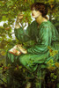 The Day Dream.  High quality vintage art reproduction by Buyenlarge.  One of many rare and wonderful images brought forward in time.  I hope they bring you pleasure each and every time you look at them. Poster Print by Gabriel Rossetti - Item # VARBL