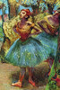 Ballet Dancers.  High quality vintage art reproduction by Buyenlarge.  One of many rare and wonderful images brought forward in time.  I hope they bring you pleasure each and every time you look at them. Poster Print by Edward Degas - Item # VARBLL05