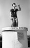 Popeye Monument, 1939. /Nstatue Of The Comic Strip Character Popeye Erected On 26 March 1937 In Crystal City, Texas Which Became Known As The Spinach Capital Of The World. Photograph By Russell Lee, March 1939. Poster Print by Granger Collection - It