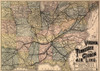 Map: Railroad, 1882. /N'The Virginia, Tennessee, And Georgia Air Line; The Shenandoah Valley R.R.; Norfolk & Western R.R.; East Tennessee, Virginia, & Georgia R.R...' Map By Rand Mcnally & Co., 1882. Poster Print by Granger Collection - Item # VARGRC