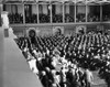 Franklin Delano Roosevelt /N(1882-1945). 32Nd President Of The United States. Roosevelt Addressing The Joint Session Of Congress, 8 December 1941, Asking For A Declaration Of War Against Japan. Photograph, 8 December 1941. Poster Print by Granger Col