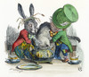 Carroll: Alice, 1865. /Nthe March Hare And The Mad Hatter Trying To Put The Dormouse In The Teapot: After The Design By Sir John Tenniel For The First Edition Of Lewis Carroll'S 'Alice'S Adventures In Wonderland'. Poster Print by Granger Collection -