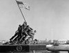 Marine Corps War Memorial. /Nmilitary Memorial Statue Near Arlington National Cemetery Depicting The Raising Of The Flag Over Mount Suribachi During The World War Ii Battle Of Iwo Jima. Sculpture By Felix De Weldon, 1954 Photograrphed In 1956. Poster