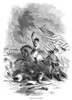 Benedict Arnold Wounded. /Nmajor General Arnold Defending Himself After Being Wounded And Falling From His Horse At The Second Battle Of Saratoga, New York On 7 October 1777. Wood Engraving, 19Th Century. Poster Print by Granger Collection - Item # V