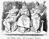 Triple Alliance, 1888. /N'"The Sisters Three;" Or, The Triple Alliance.' English Cartoon By Sir John Tenniel, 1888, Likening The Triple Alliance Of (Right-To-Left) Germany, Austria-Hungary, And Italy With The Three Fates Of Ancient Greek Mythology. P
