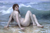 The Wave.  High quality vintage art reproduction by Buyenlarge.  One of many rare and wonderful images brought forward in time.  I hope they bring you pleasure each and every time you look at them. Poster Print by William Bouguereau - Item # VARBLL05