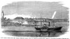 Civil War: Union Steamer. /Nthe Union Steamer 'Daniel Webster' Off Point Isabel, Texas, March 1861, Bound For New York Carrying Federal Troops From Fort Brown, Texas. Wood Engraving From A Contemporary American Newspaper. Poster Print by Granger Coll