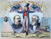 Presidential Campaign, 1888. /Ngrover Cleveland And Allen G. Thurman As The Democratic Party Candidates For President And Vice President On A Lithograph Campaign Poster By Kurz & Allison, 1888. Poster Print by Granger Collection - Item # VARGRC001111