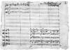 Mozart: Requiem, 1791. /Nthe Penultimate Manuscript Page Of Wolfgang Amadeus Mozart'S 'Requiem' In The Composer'S Own Hand At The Beginning Of The Lacrymosa. After Completing The Eighth Measure, The Composer Died. Poster Print by Granger Collection -