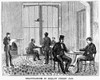 Ludlow Street Jail, 1868. /Nthe Reading Room In The Ludlow Street Jail, Situated At The Corner Of Ludlow Street And Essex Market Place, New York City. Wood Engraving From An American Newspaper Of 1868. Poster Print by Granger Collection - Item # VARG