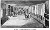 New York: Fraunces Tavern. /Na Room In Fraunces Tavern At 101 Broad Street, Corner Of Pearl Street, Where General George Washingon Bade Farewell To His Officers On 4 December 1783. Wood Engraving, 1888. Poster Print by Granger Collection - Item # VAR